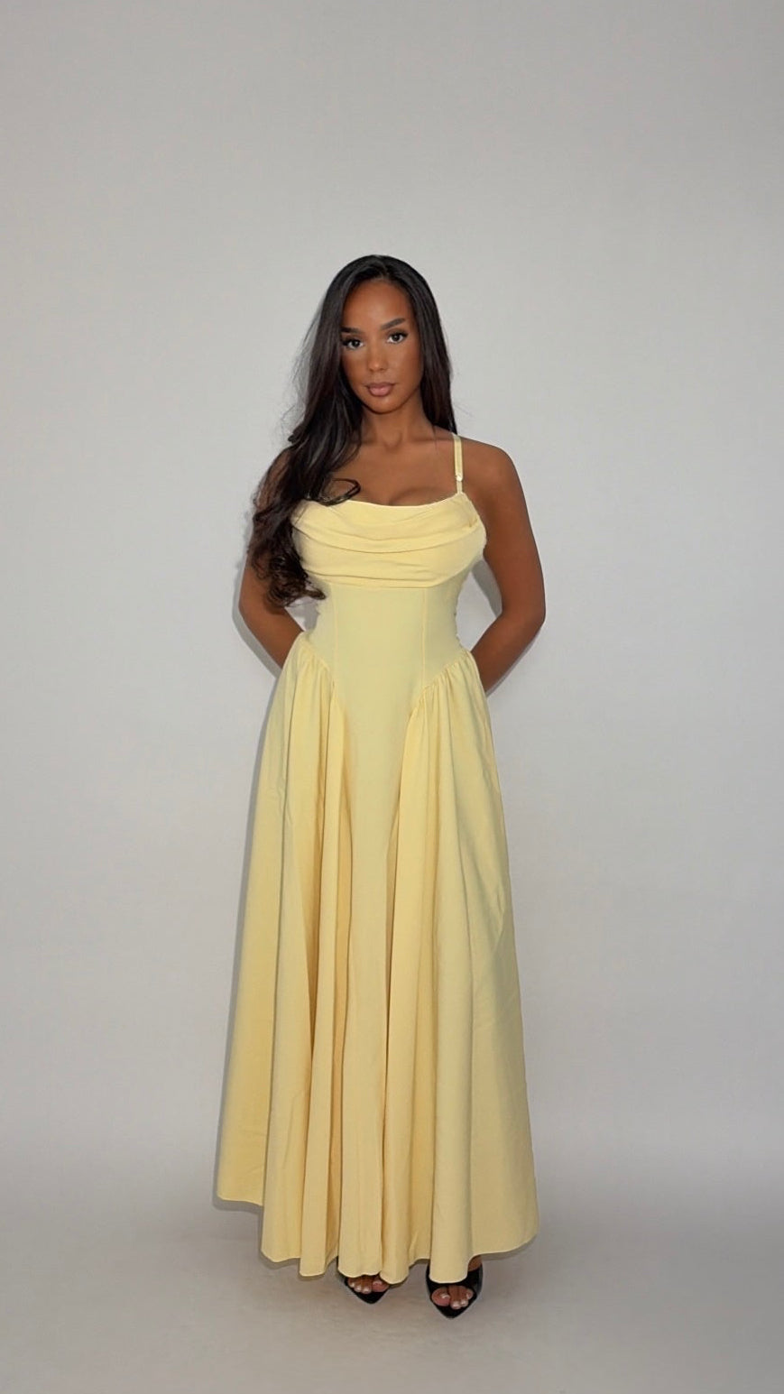 Robe longue évasé