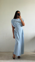 Robe Longue Élégante Drapée