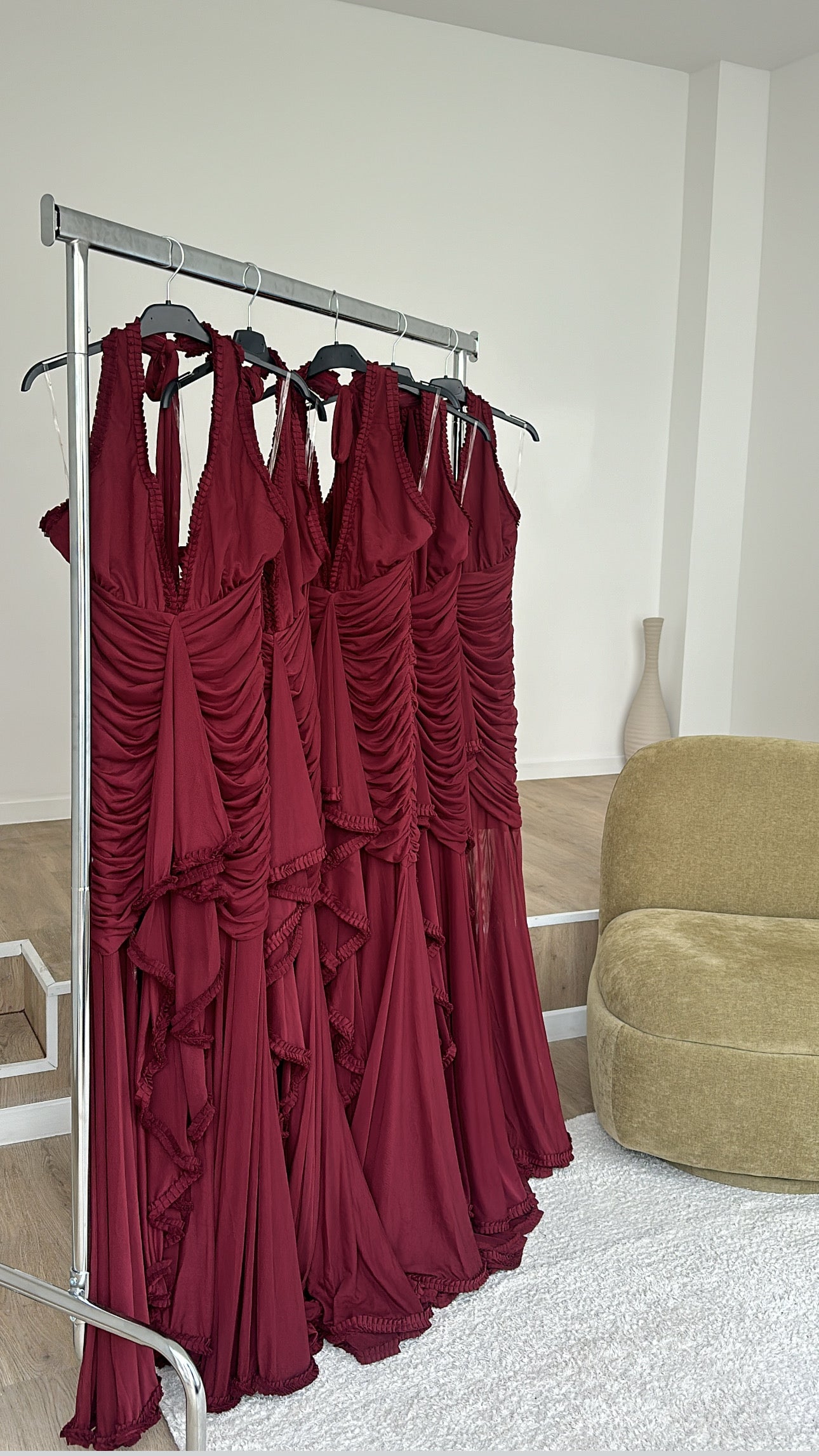 Robe Serena Bordeaux