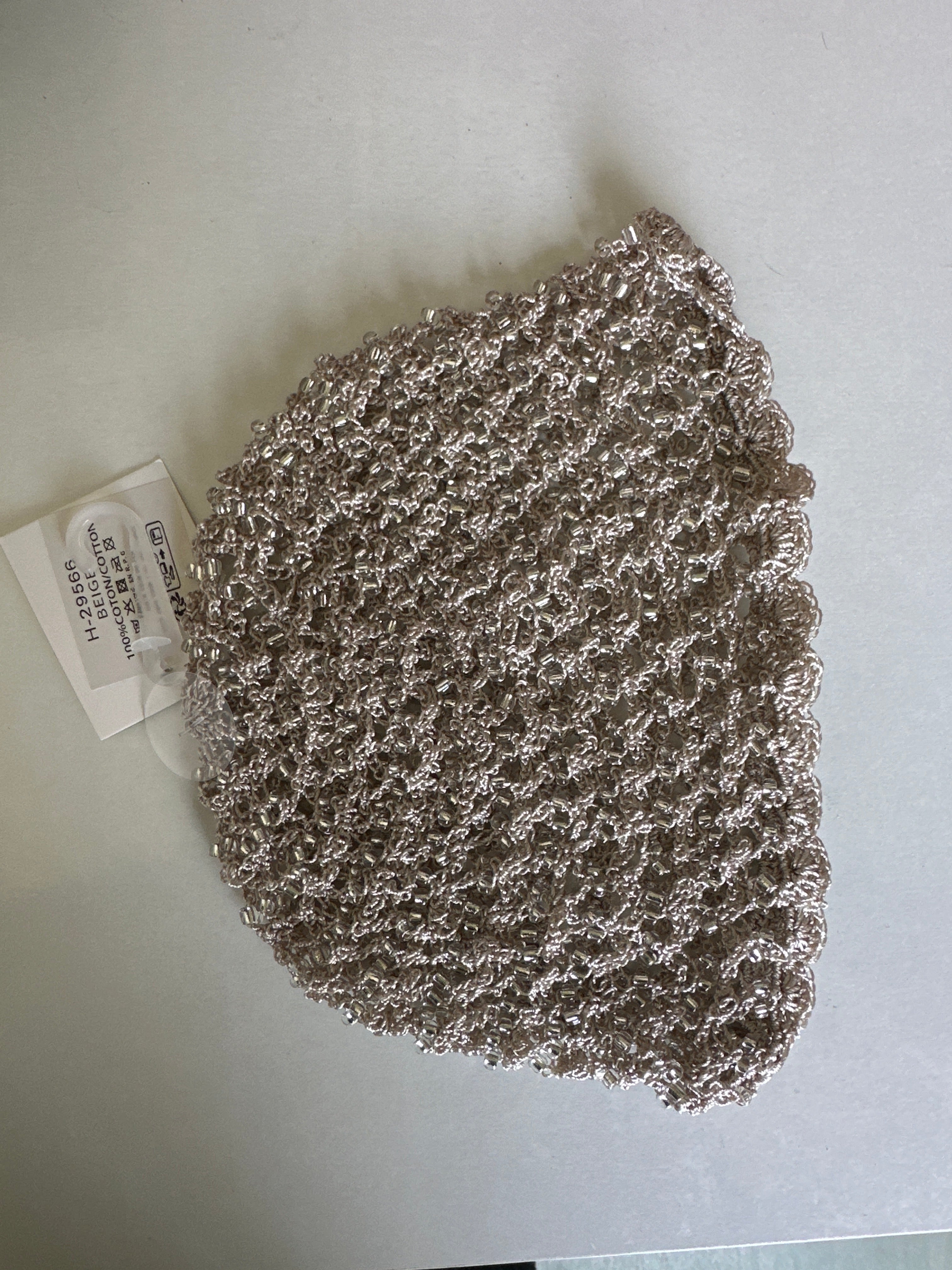 Bonnet casquette en tissu crochet fantaisie