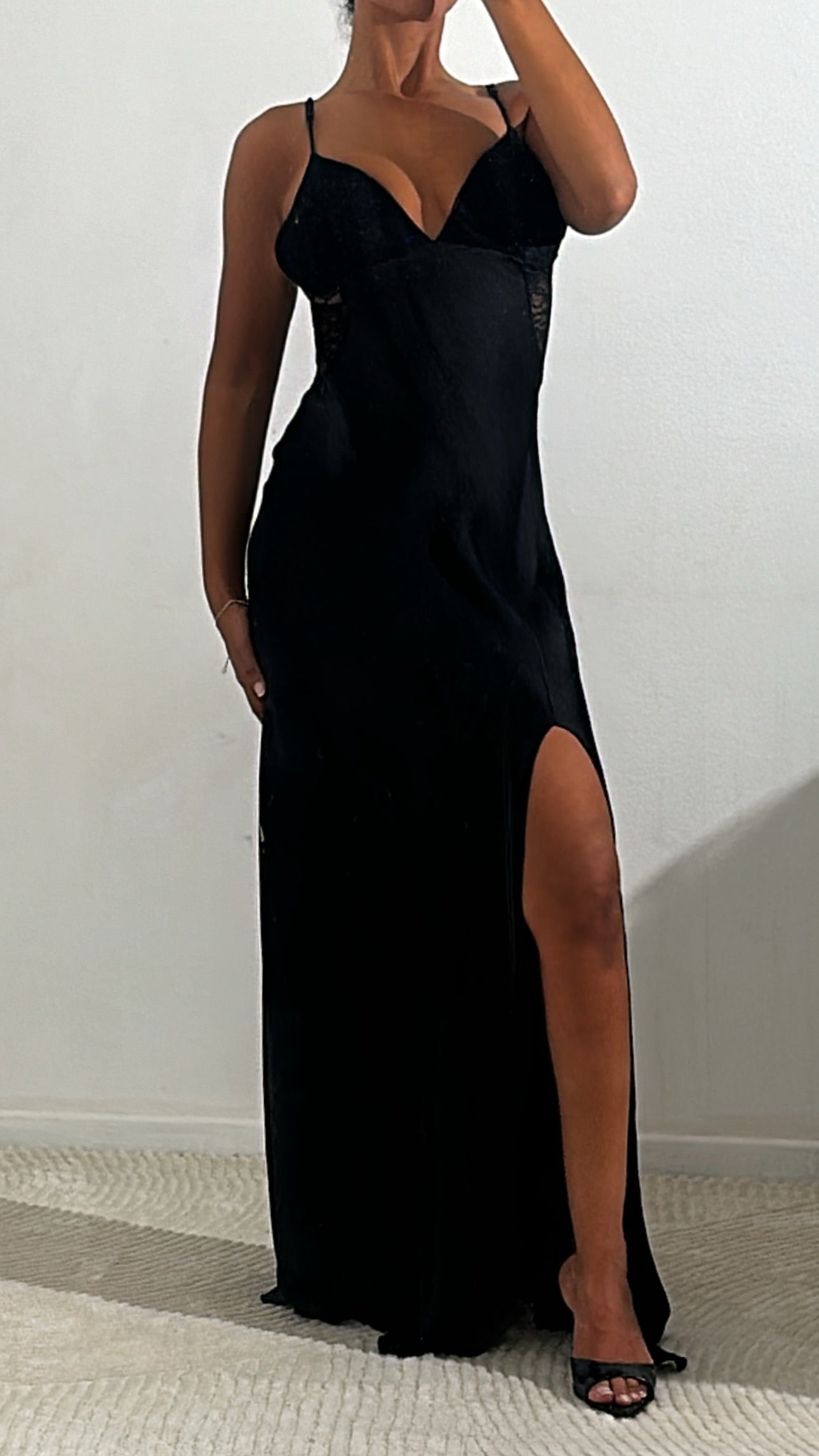 Robe en satin