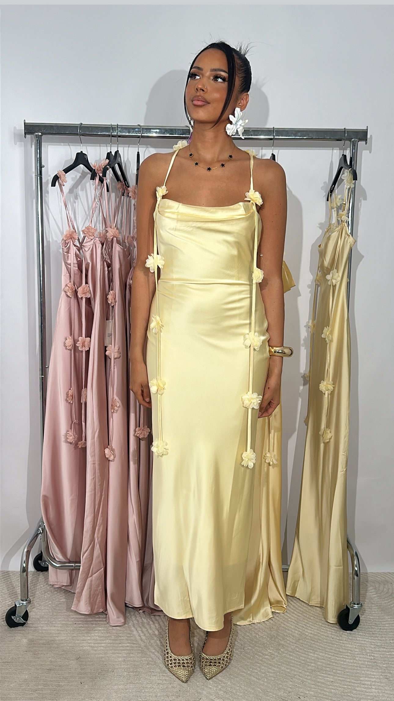Robe fleuries
