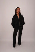 Ensemble à zip noir
