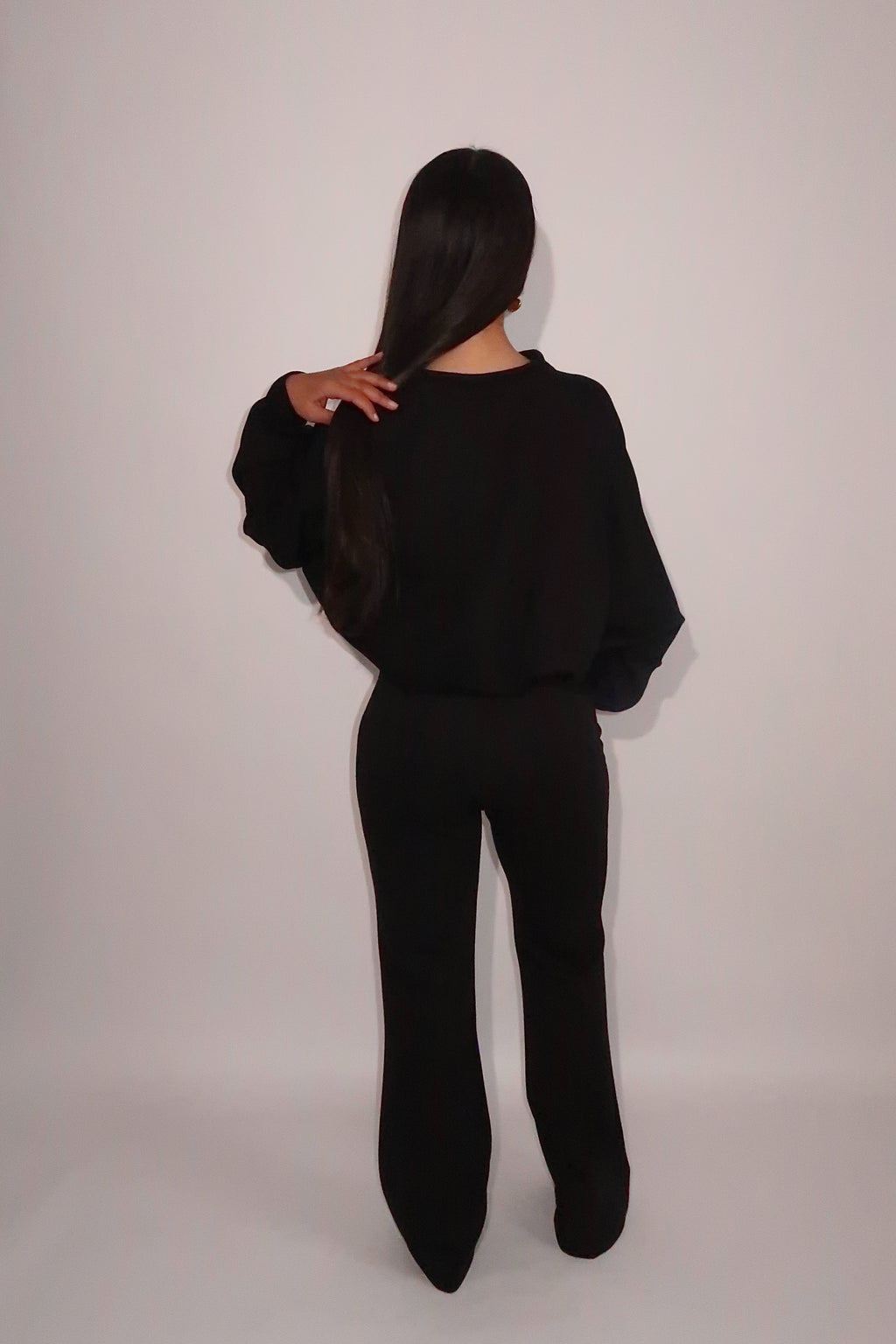 Ensemble à zip noir